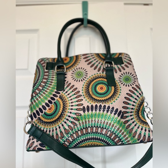 Hananel purse retro satchel multi color vibrant - Picture 7 of 16